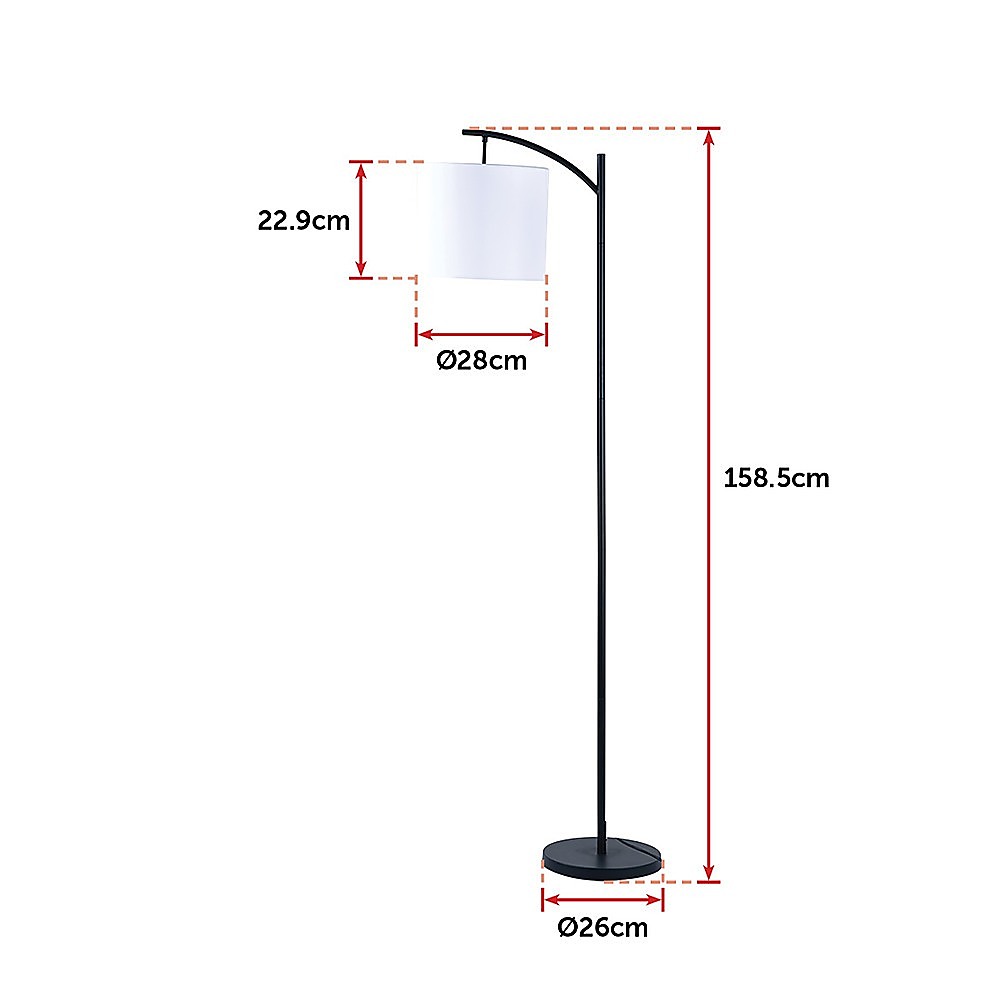 Bedroom Living Room Floor Lamp Reading Standing Light Big Bedding Australia