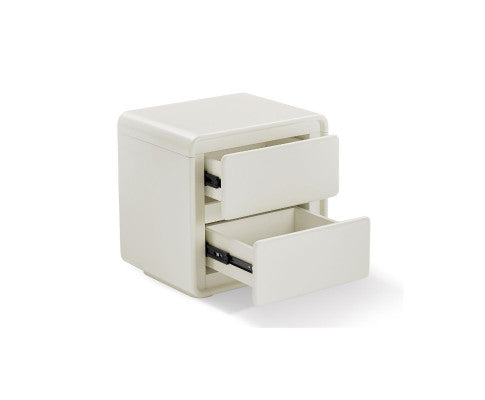 Astrid White Bedside Table Big Bedding Australia