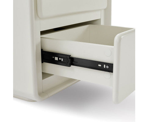 Astrid White Bedside Table Big Bedding Australia