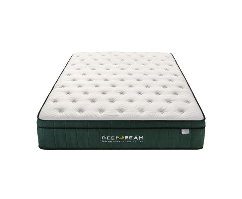 Deep Dream Green Tea Cool Gel Memory Foam Mattress 36cm 5 Zone Deep Dream