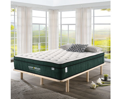 Deep Dream Green Tea Cool Gel Memory Foam Mattress 36cm 5 Zone Deep Dream