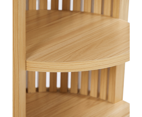 Henley Round Wooden Bedside Table Big Bedding Australia