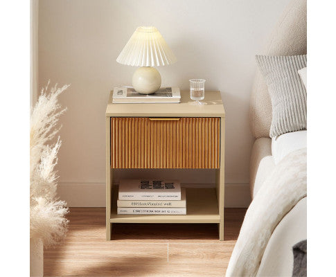 Misty Bedside Table Oikiture