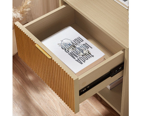 Misty Bedside Table Oikiture