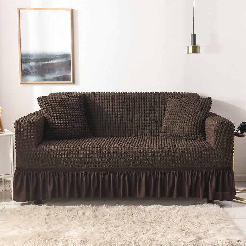 Elastic sofa cover coffee color  (90-140cm) Big Bedding Australia