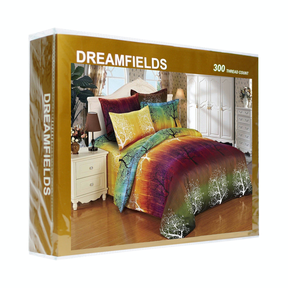 Dreamfields Magic Forest Design Quilt Doona Duvet Cover Set