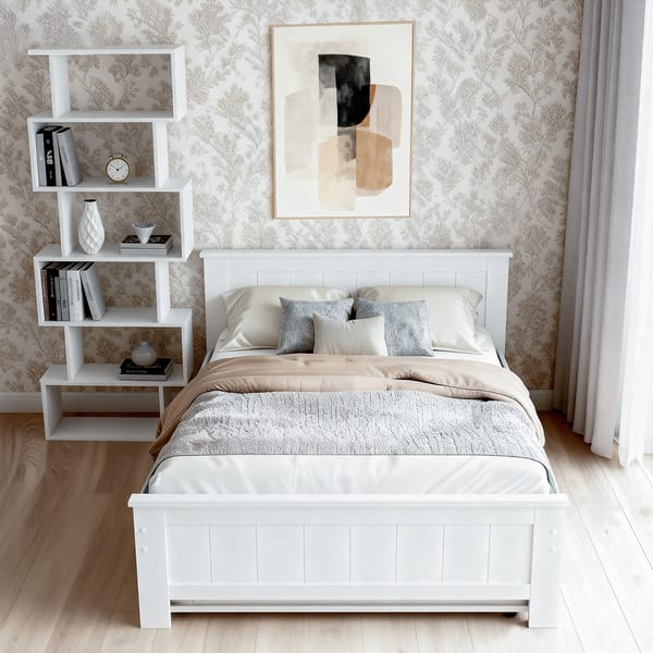 Bed Frame King Single and Bookshelf