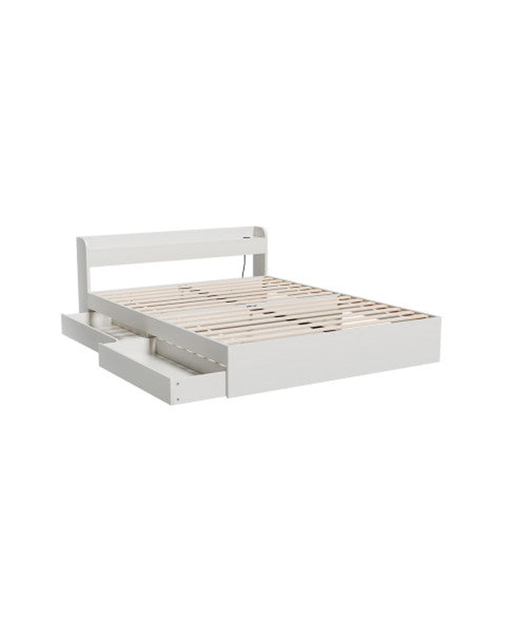 Bed Frame Mattress Base with Charging Ports 2 Storage Drawers Artiss