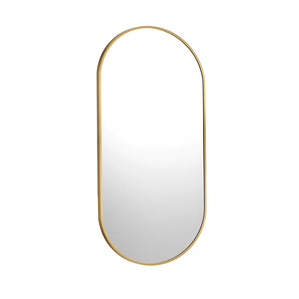 Wall Mirror Oval Gold 84x50cm