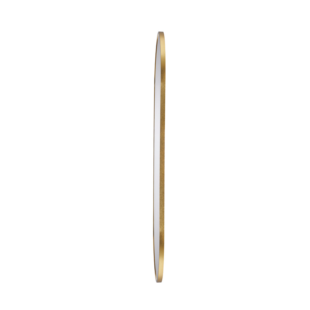 Wall Mirror Oval Gold 84x50cm