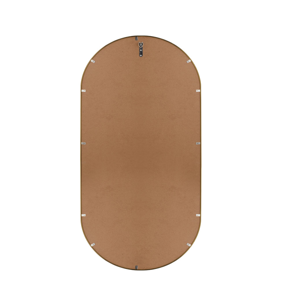 Wall Mirror Oval Gold 84x50cm
