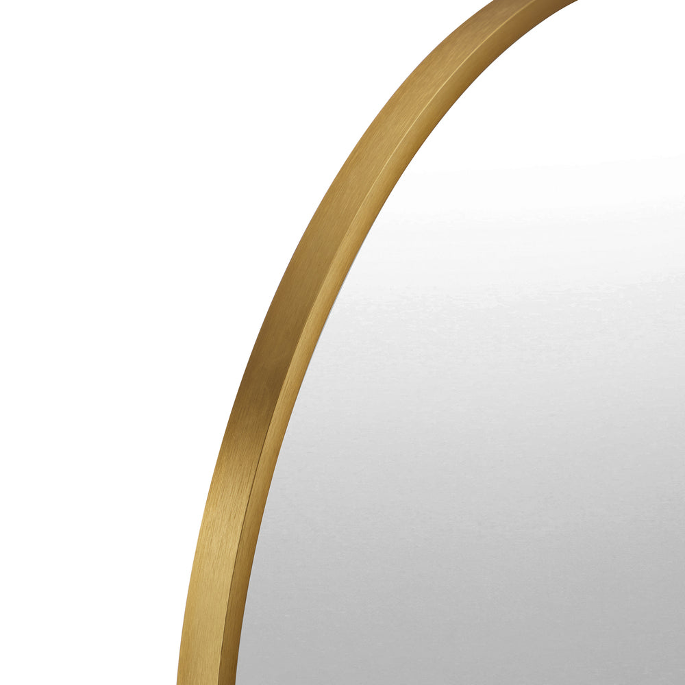Wall Mirror Oval Gold 84x50cm