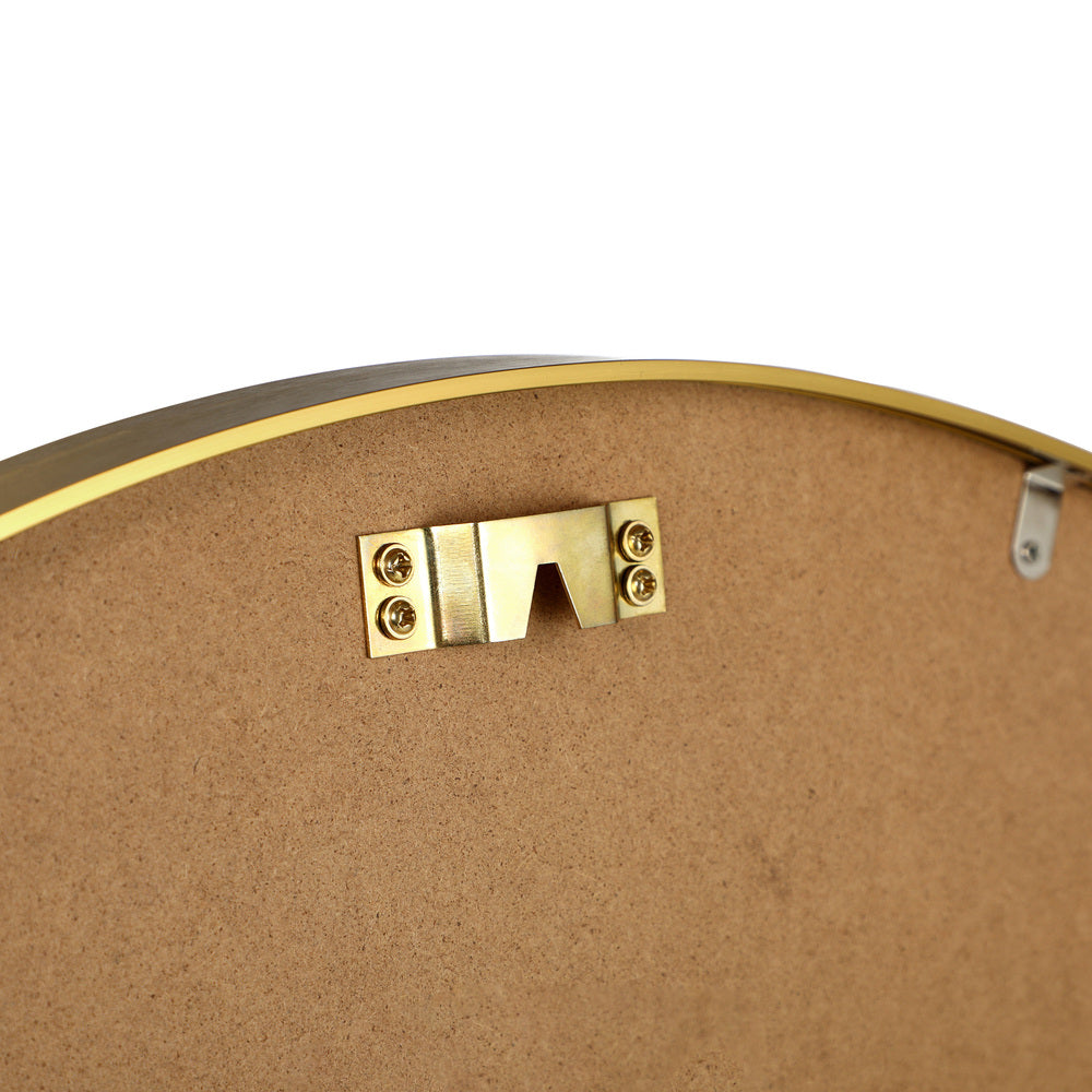 60cm Wall Mirror Round Gold
