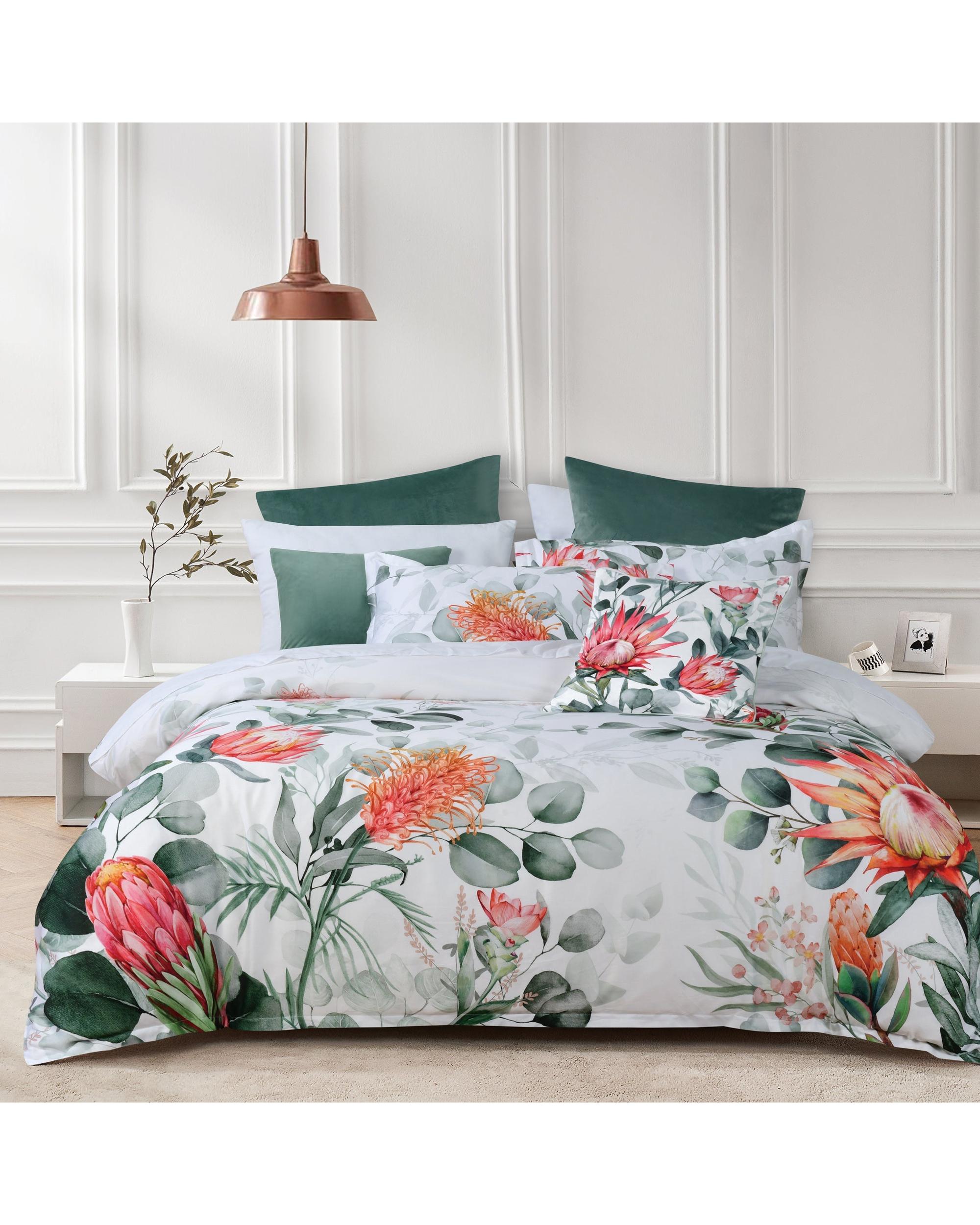 Bianca Bedding Wellingrove White Cotton Sateen Quilt Cover Set Bianca Bedding