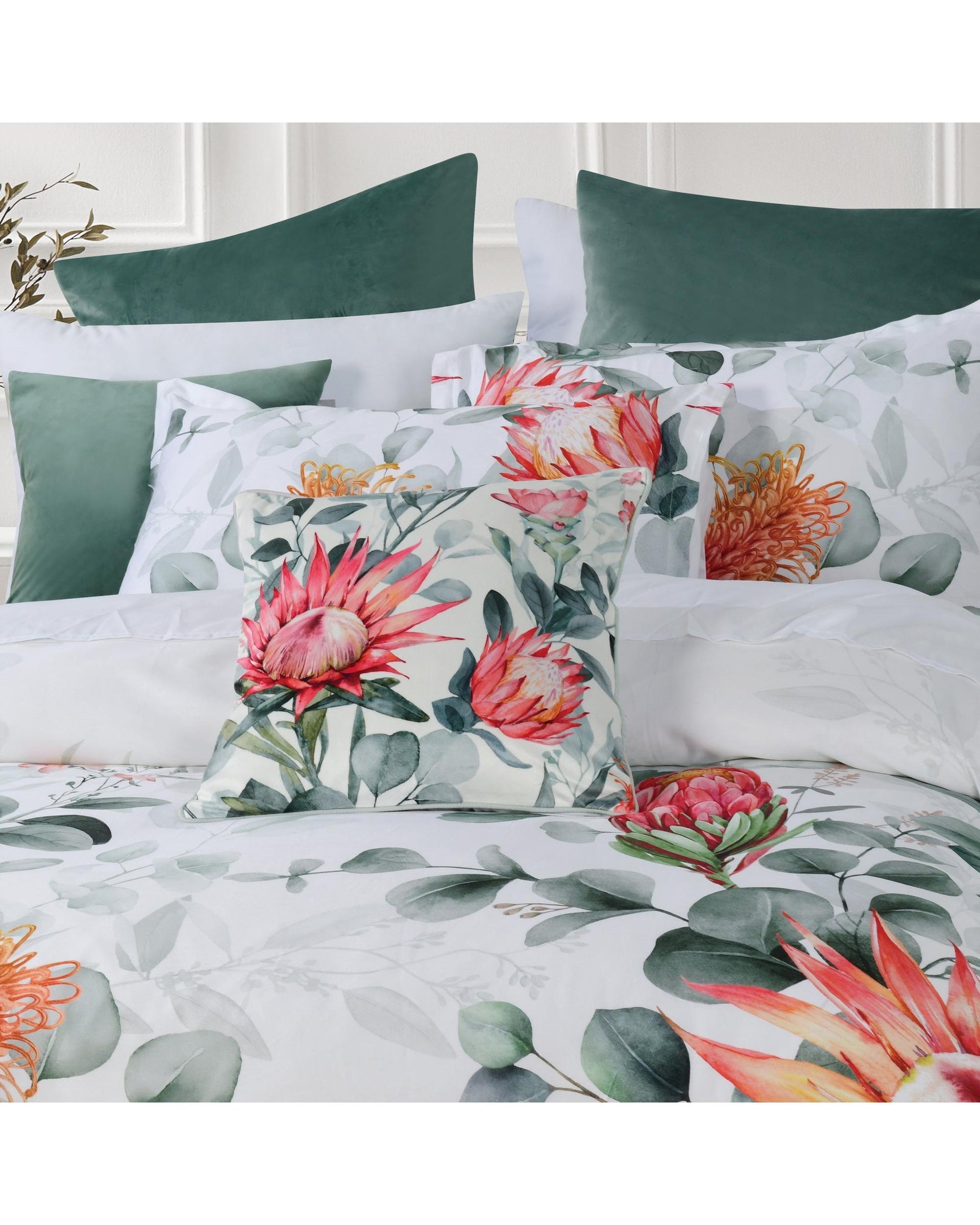 Bianca Bedding Wellingrove White Cotton Sateen Quilt Cover Set Bianca Bedding