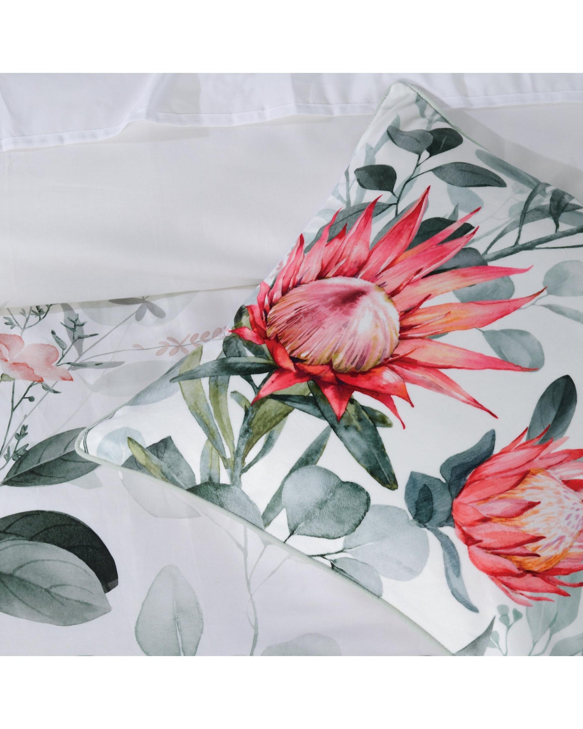 Bianca Bedding Wellingrove White Cotton Sateen Quilt Cover Set Bianca Bedding