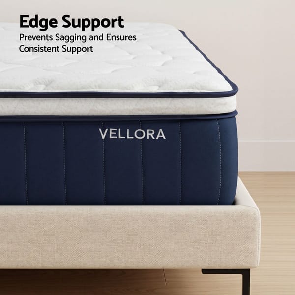 RoomSense Mattress 30cm Medium Firm Hybrid Mattress with Latex Lumbar Support for Back Pain Relief , Pocket Spring Mattress