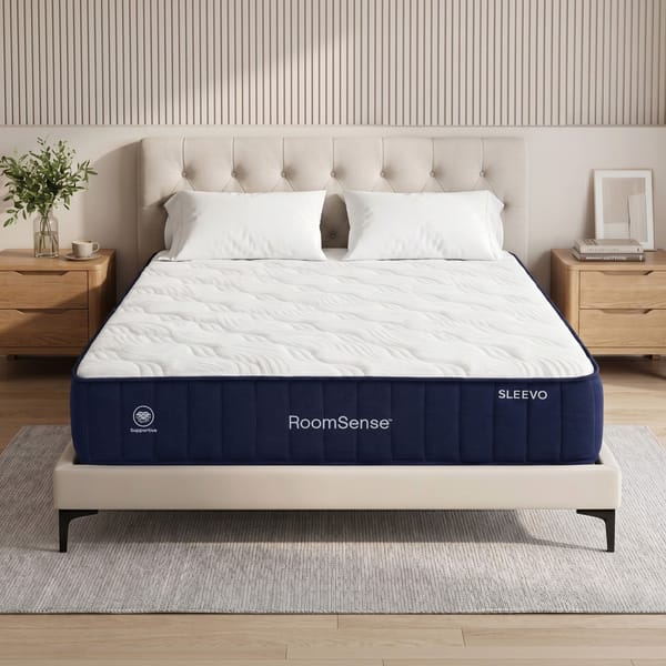 RoomSense Mattress, 26cm Orthopedic Firm Mattress for Back Pain Relief, Pocket Spring Hybrid Mattress