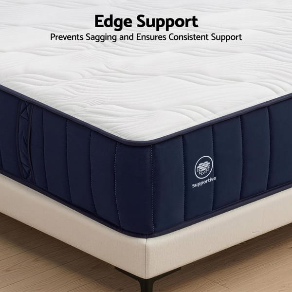 RoomSense Mattress, 26cm Orthopedic Firm Mattress for Back Pain Relief, Pocket Spring Hybrid Mattress