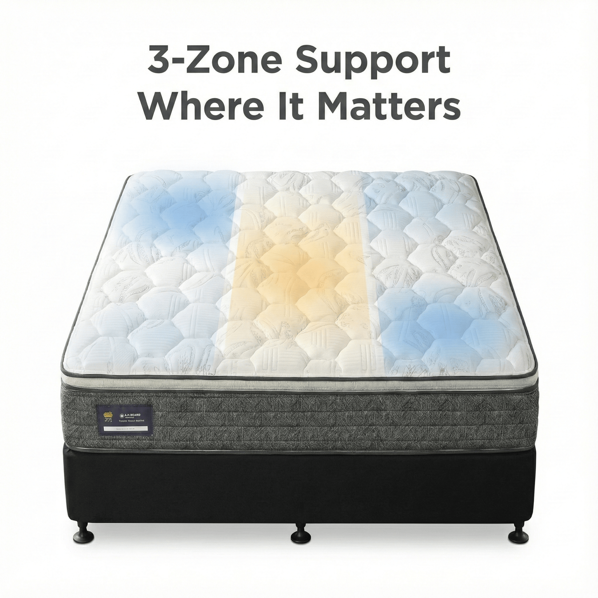 A H Beard Mattresses A H BEARD Domino INHERENT Mattress By A H Beard - PLUSH