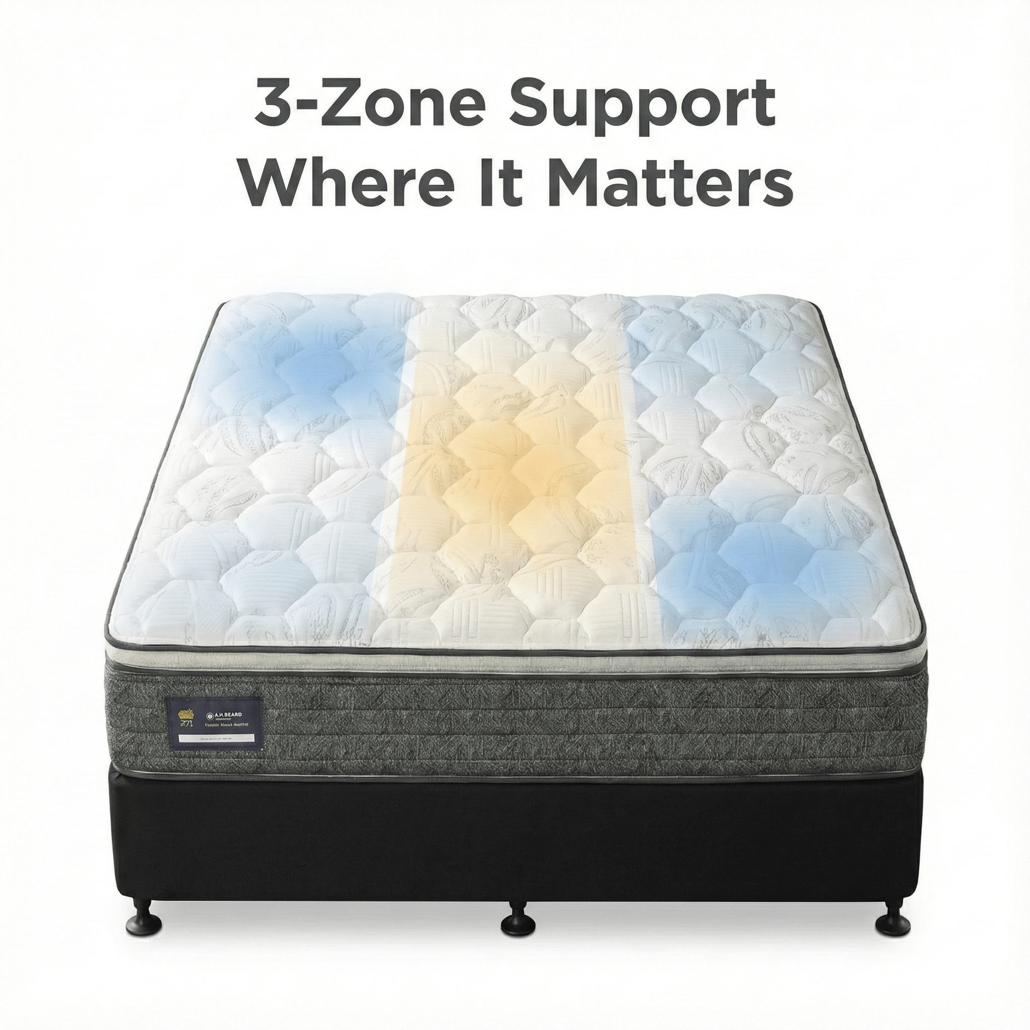 A H Beard Mattresses A H BEARD Domino INHERENT Mattress By A H Beard - PLUSH