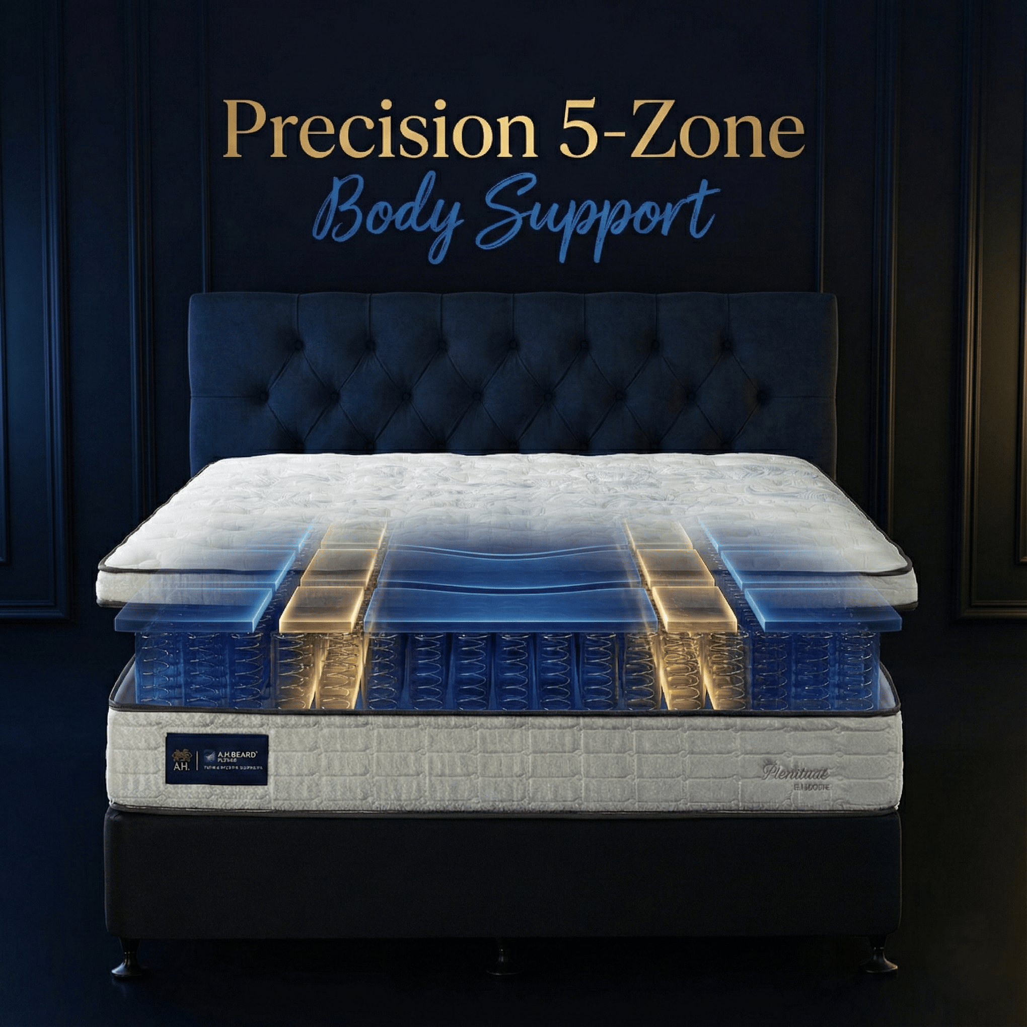 A H Beard Mattresses A H BEARD Domino Plenteous VRS Mattress By A H Beard - PLUSH