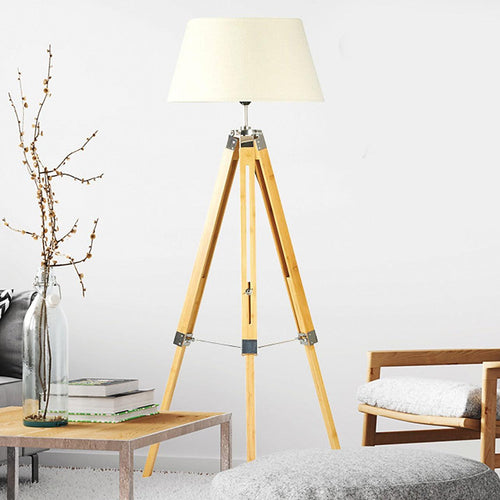 Unique Modern Wooden Floor Lamp