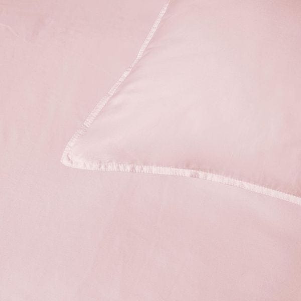 Accessorize Quilt Cover Accessorize Bamboo Cotton Double Stitch Quilt Cover Set Blush