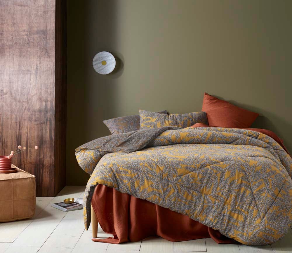 Accessorize Comforter Accessorize Clove Printed Washed Cotton 3pc Comforter Set