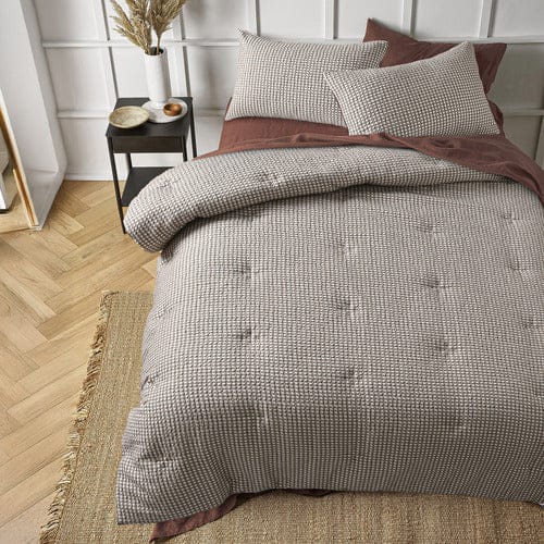 Accessorize Comforter Accessorize | Hokey Pokey Waffle Natural Comforter Set