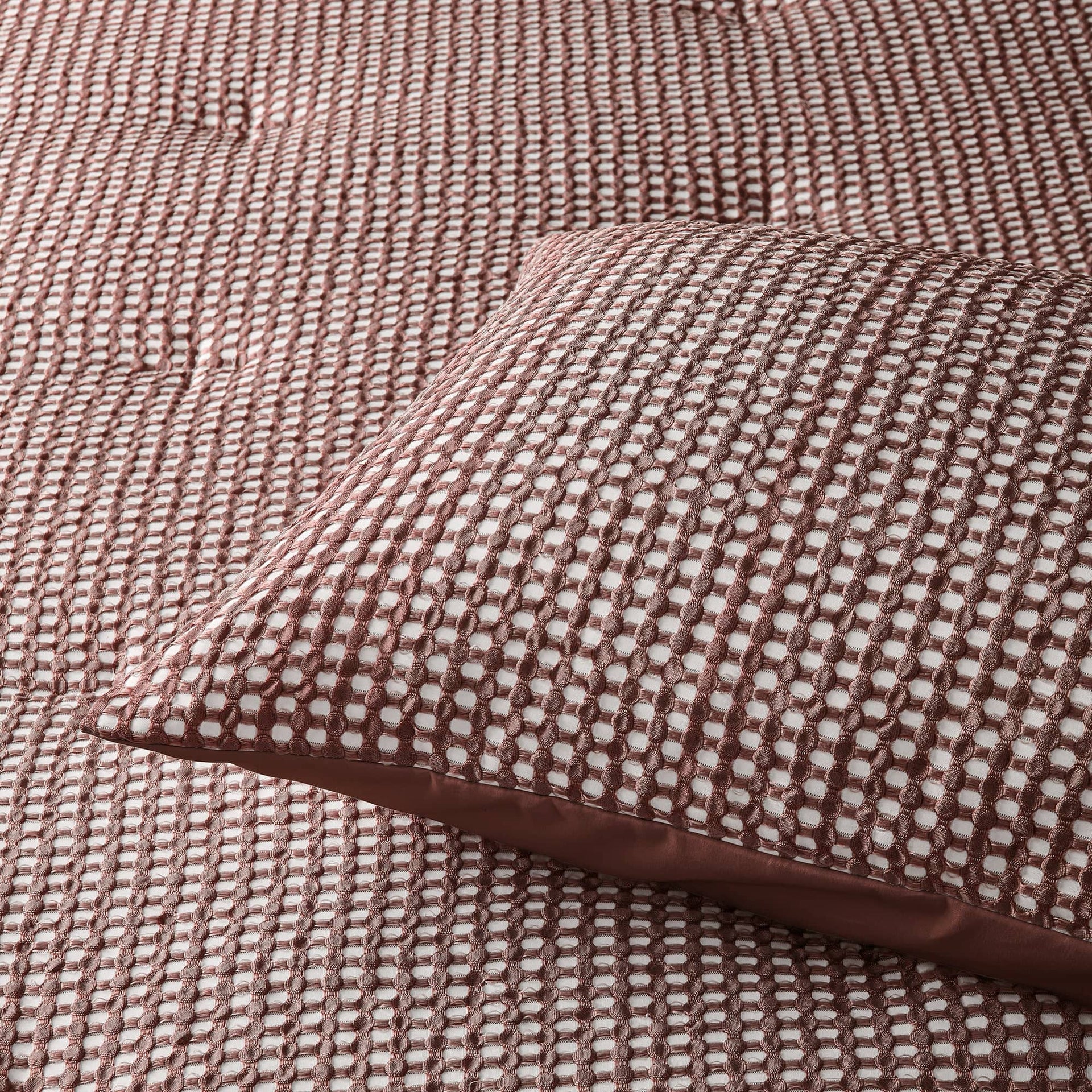 Accessorize Quilt Cover Accessorize | Hokey Pokey Waffle Tobacco Quilt Cover Set