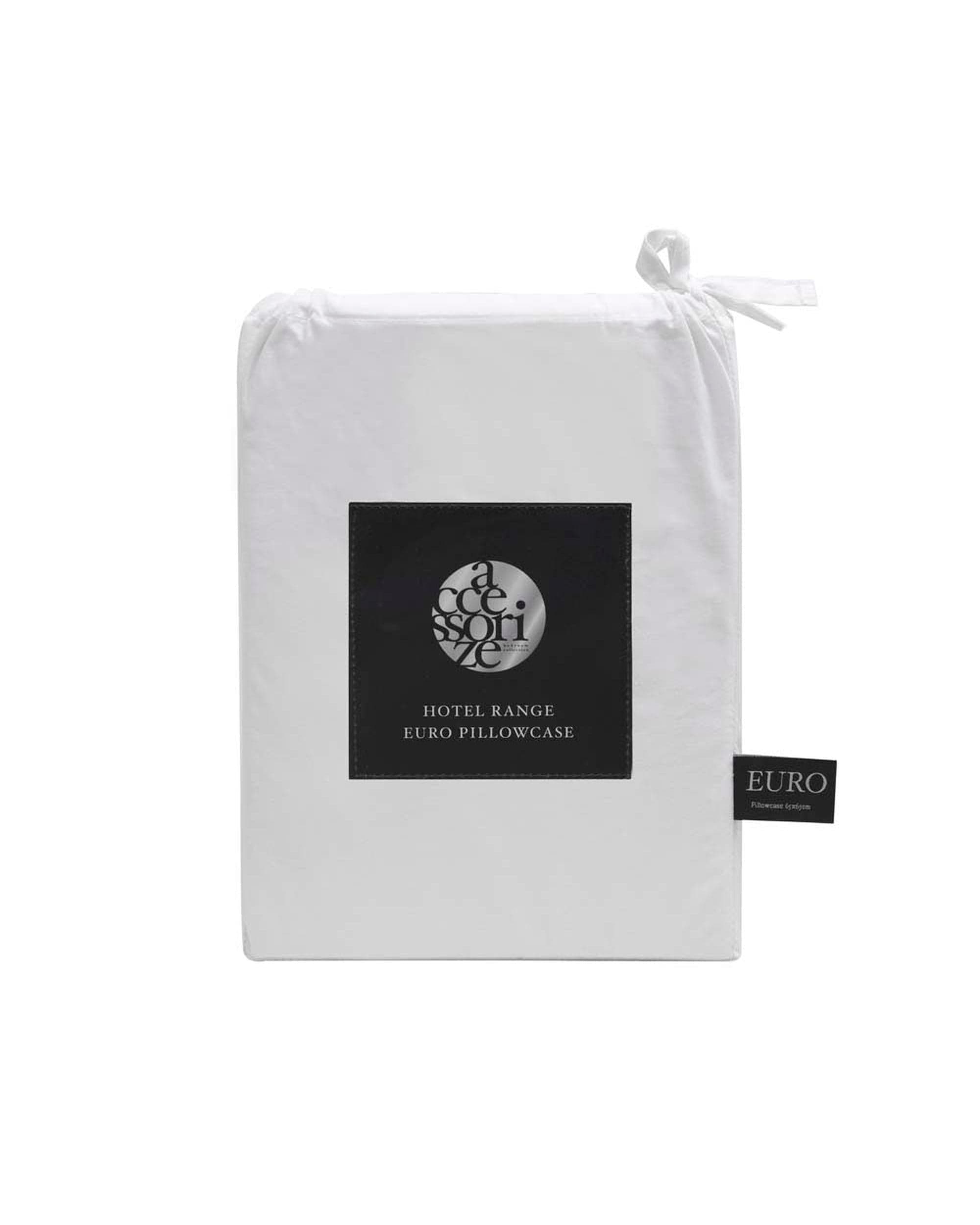 Accessorize Pillowcase Accessorize Hotel Deluxe Cotton Tailored Pillowcases  - BLACK/WHITE