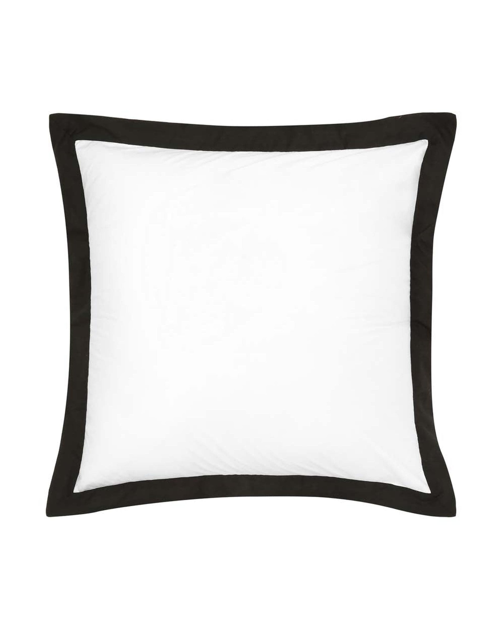Accessorize Pillowcase Accessorize Hotel Deluxe Cotton Tailored Pillowcases  - BLACK/WHITE