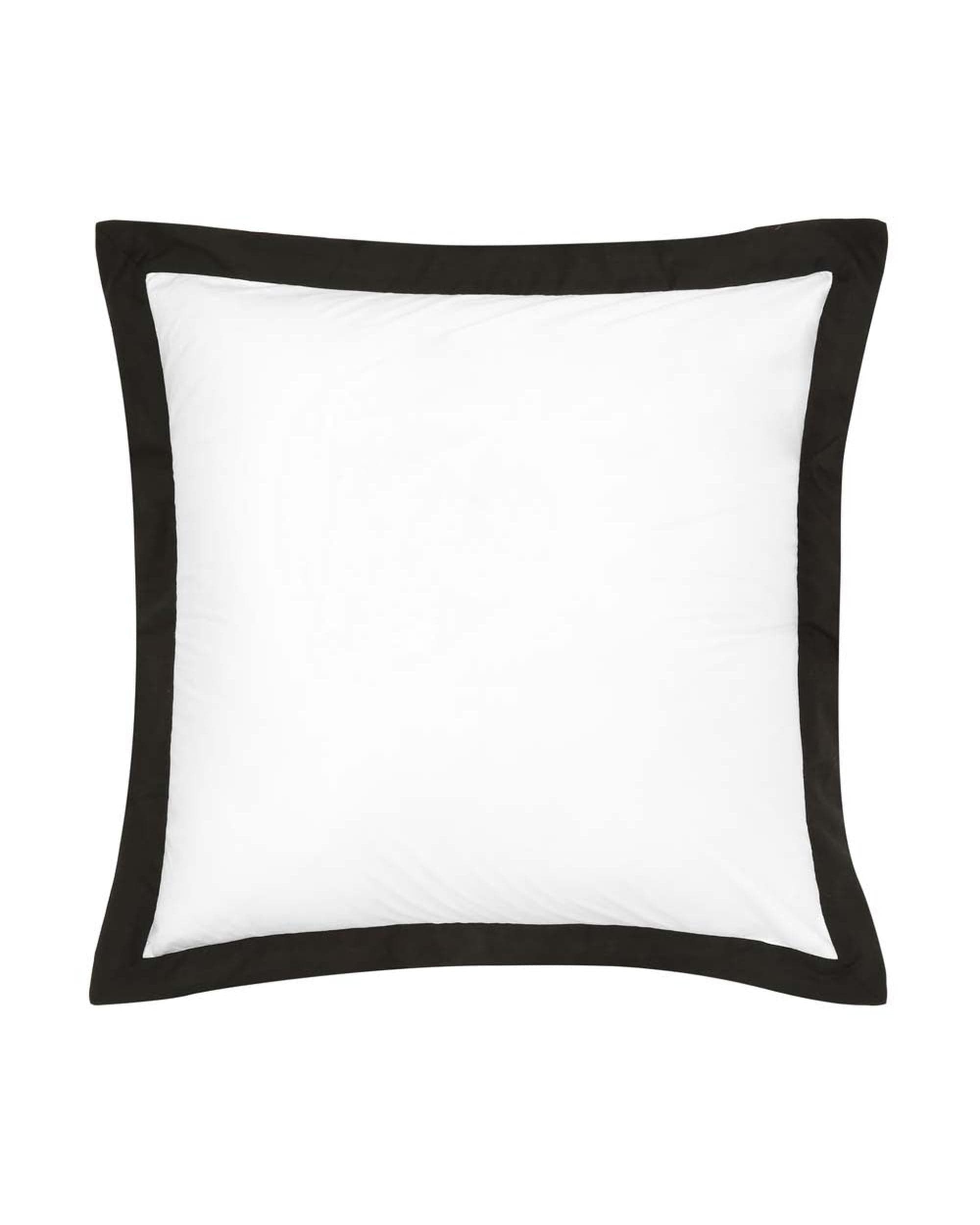 Accessorize Pillowcase Accessorize Hotel Deluxe Cotton Tailored Pillowcases  - BLACK/WHITE