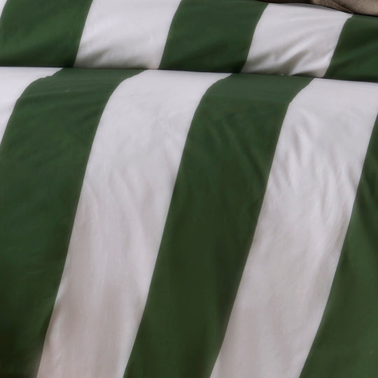 Accessorize Regency Green Washed Cotton Quilt Cover Set Accessorize