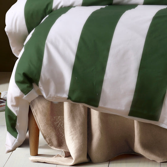 Accessorize Regency Green Washed Cotton Quilt Cover Set Accessorize