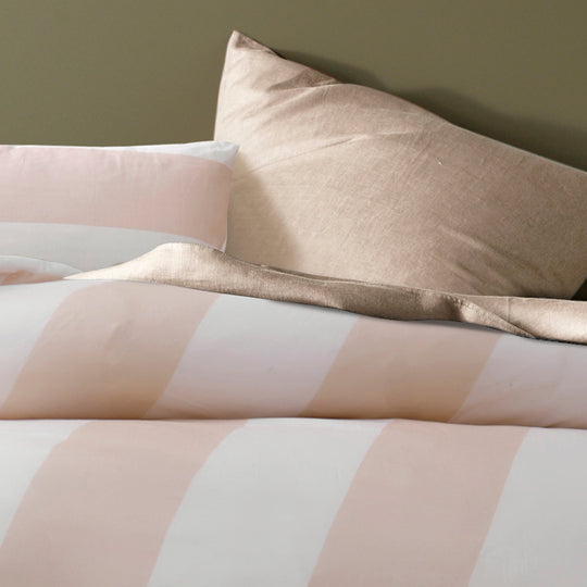 Accessorize Regency Natural Washed Cotton Quilt Cover Set Accessorize