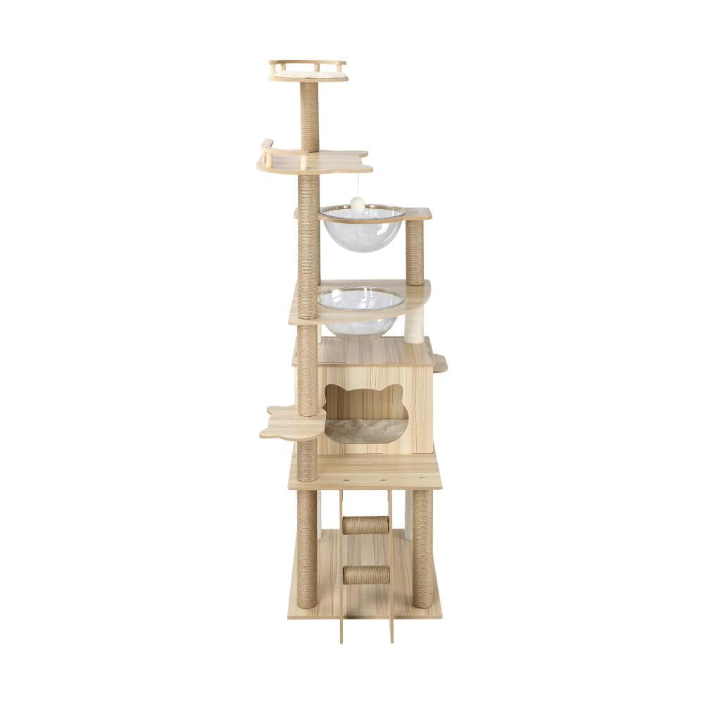 Alopet Cat Tower Alopet 174 cm Cat Tree with Scratching Post Cat Condo Ladder
