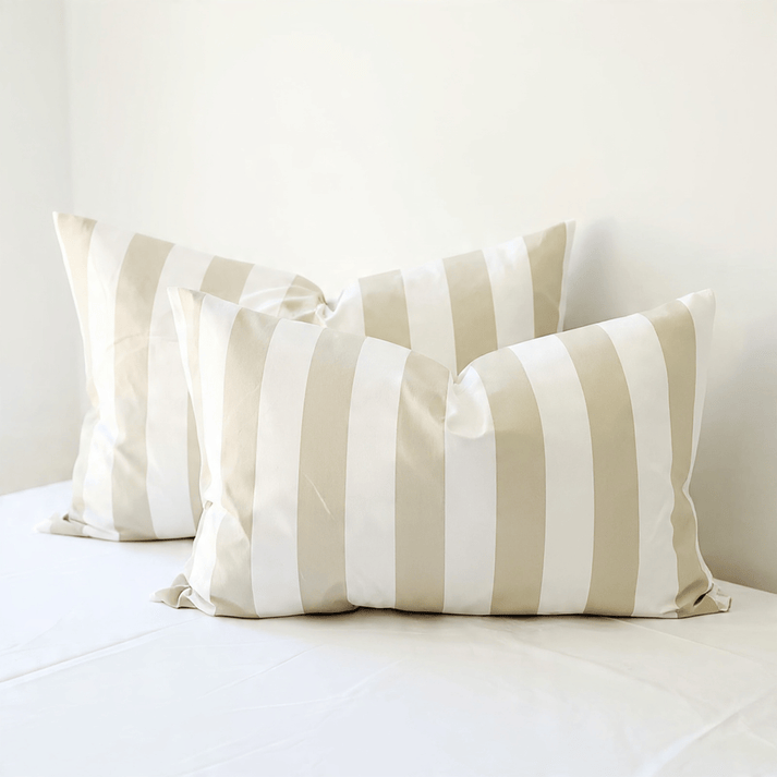 Amsons Quilt Cover Amsons Microfibre Quilt Cover Set - Beige Strix