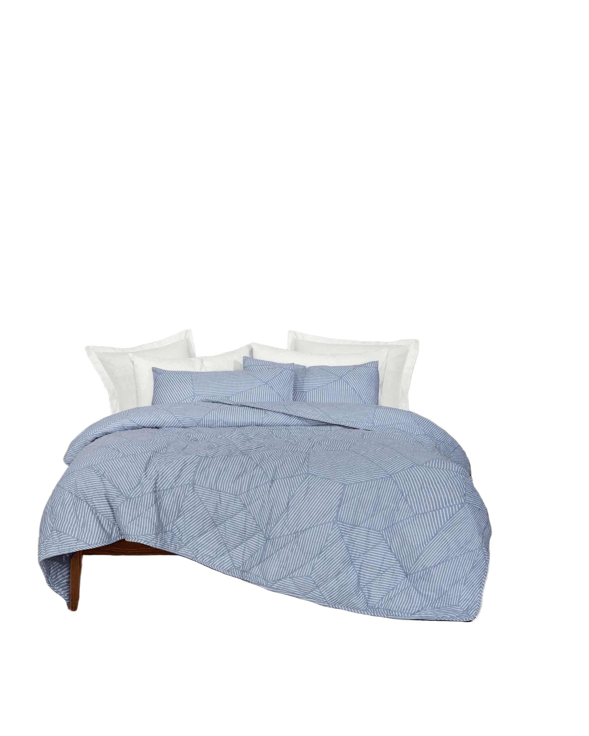 Amsons Comforter Amsons Pure Cotton Bedspread Set with extra Standard Pillowcases - Ariana Demin