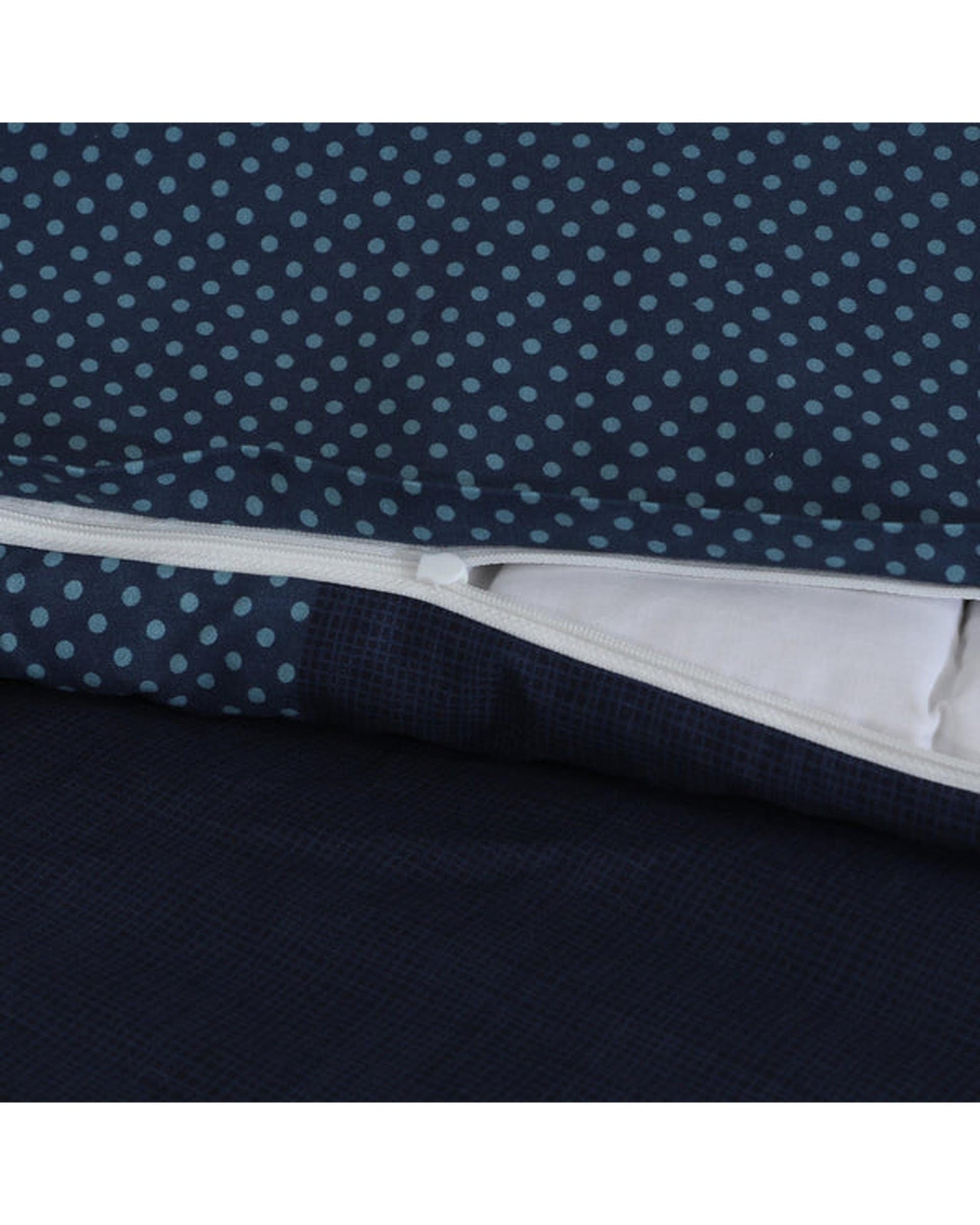 Amsons Quilt Cover Amsons Quilt Cover Set with European Pillow Covers - Blue Check