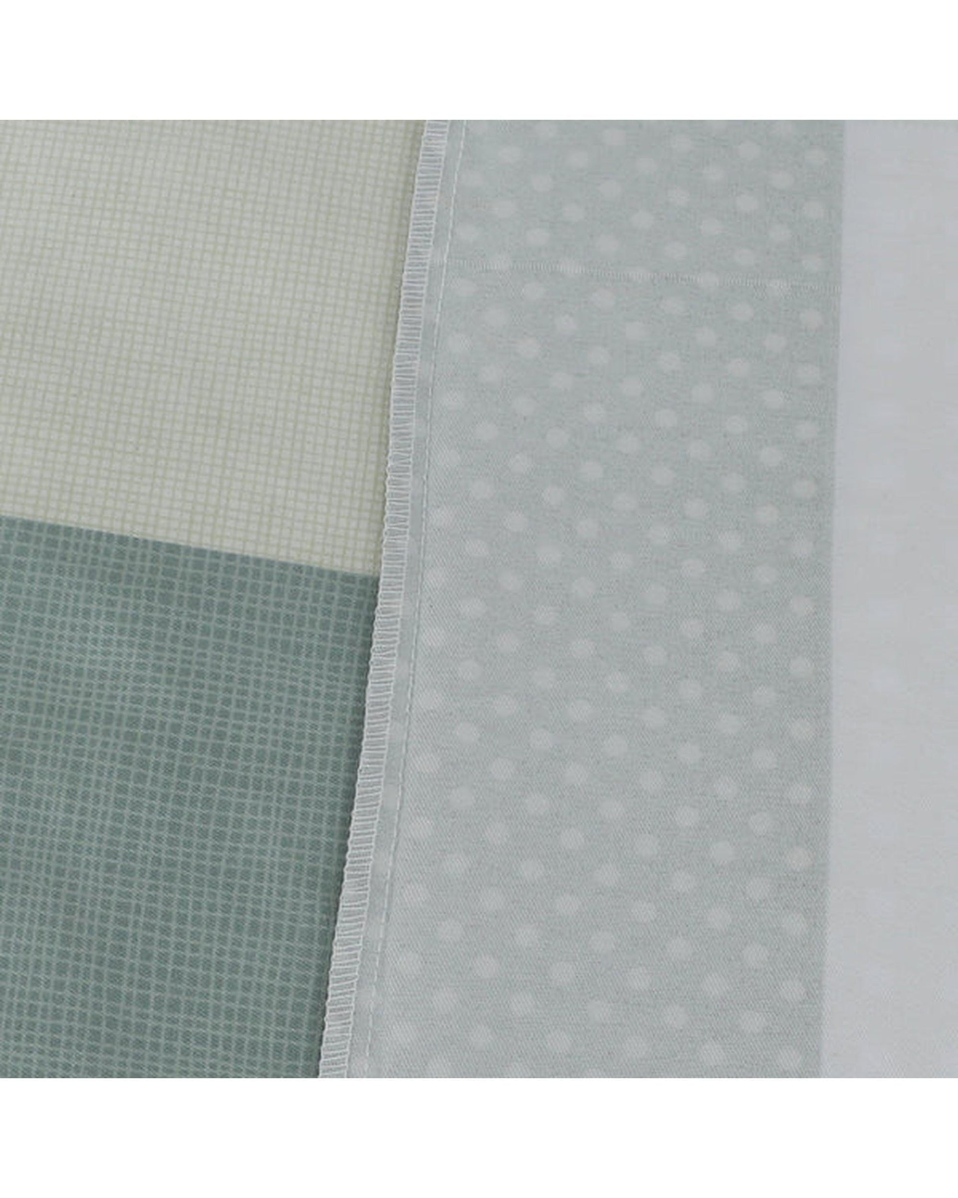Amsons Quilt Cover Amsons Quilt Cover Set with European Pillow Covers - Sage Check