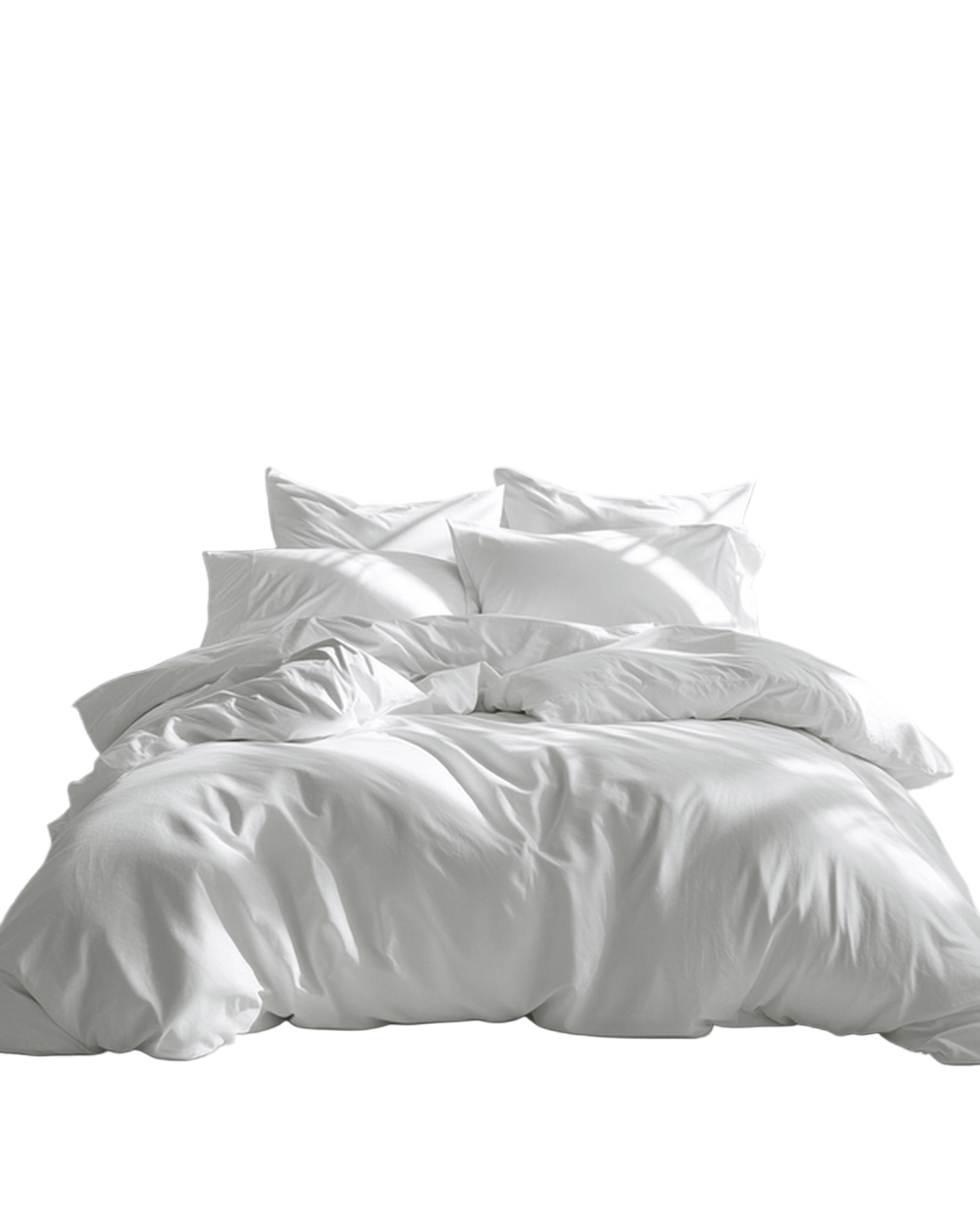 Amsons Quilt Cover Amsons Quilt Cover Set with European Pillow Covers - White