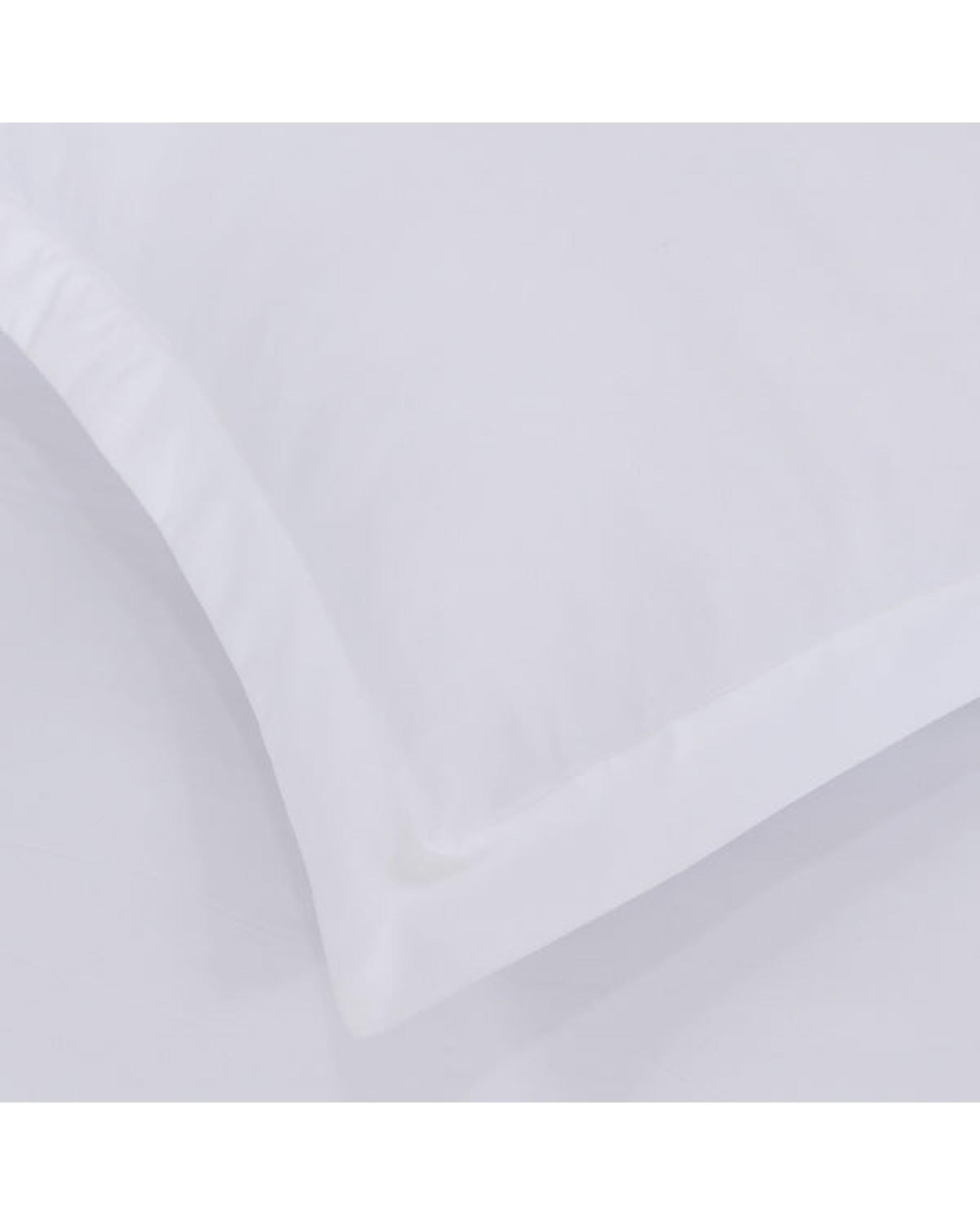 Amsons Quilt Cover Amsons Quilt Cover Set with European Pillow Covers - White