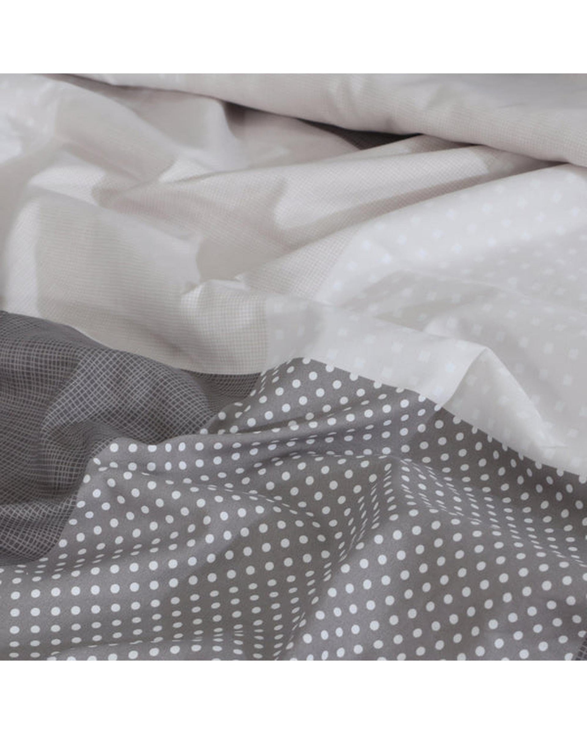 Amsons Quilt Cover Amsons Quilt Cover Set with Extra Standard Pillow Covers - Grey Check