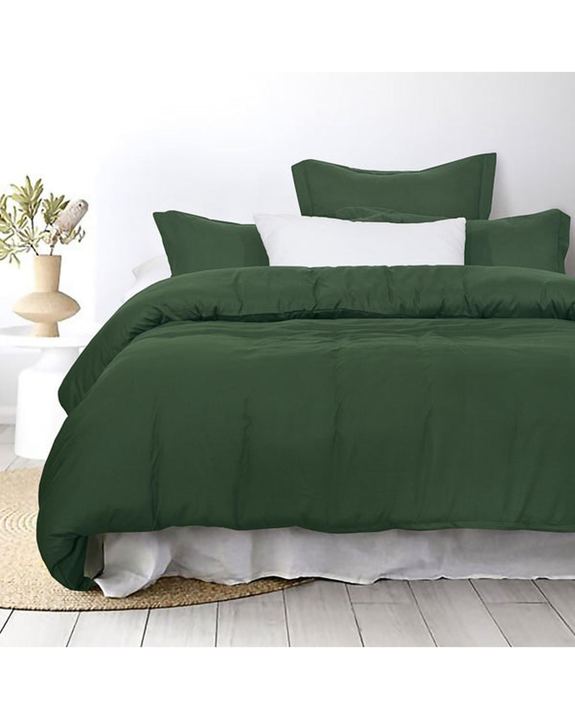 Amsons Quilt Cover Amsons Quilt Cover Set with Extra Standard Pillow Covers - Sage