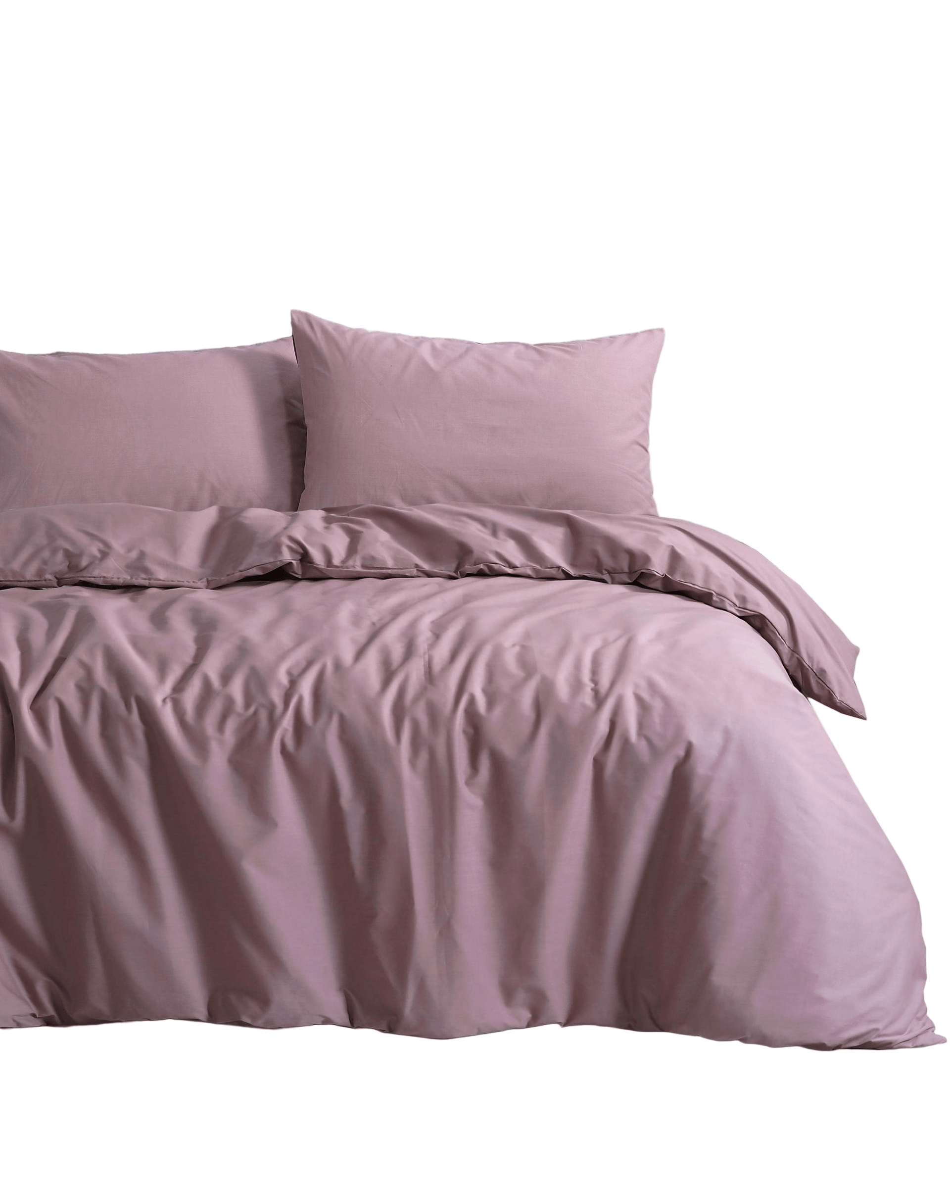 Amsons Quilt Cover Amsons Royale Cotton Dusky Pink Quilt Cover Set with extra standard pillowcases