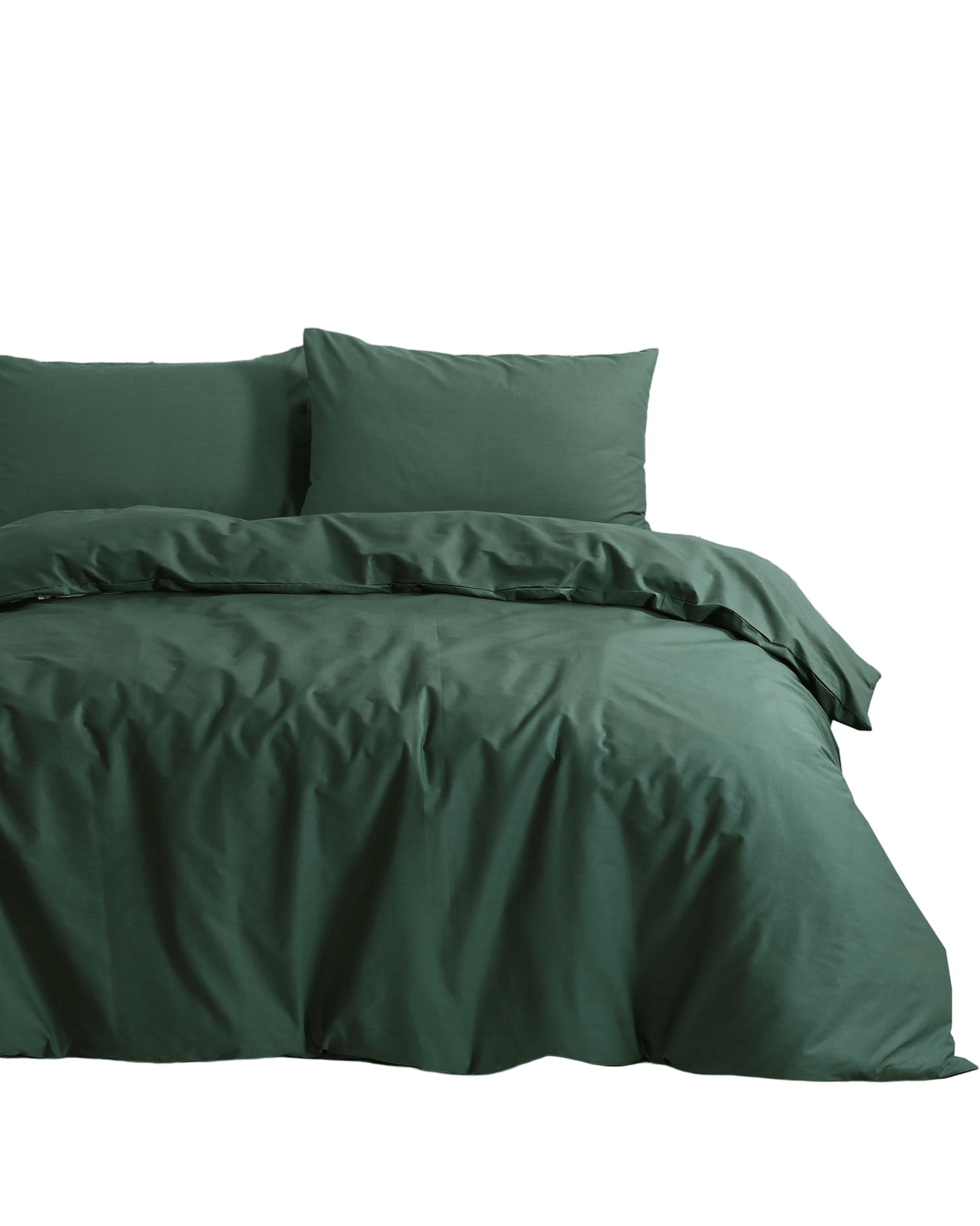 Amsons Quilt Cover Amsons Royale Cotton Quilt Duvet Doona Cover Set with Europeon pillowcases - Sage