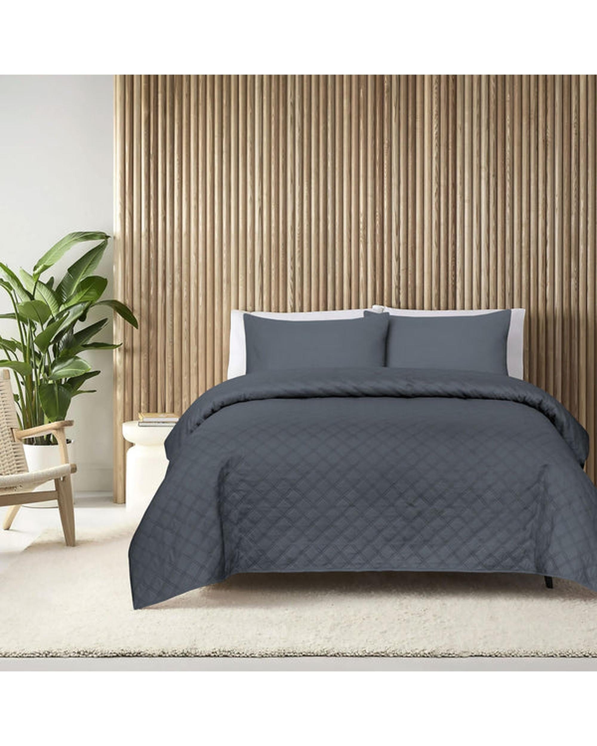 Amsons Coverlet Amsons Ultrasonic Coverlet Set - Grey