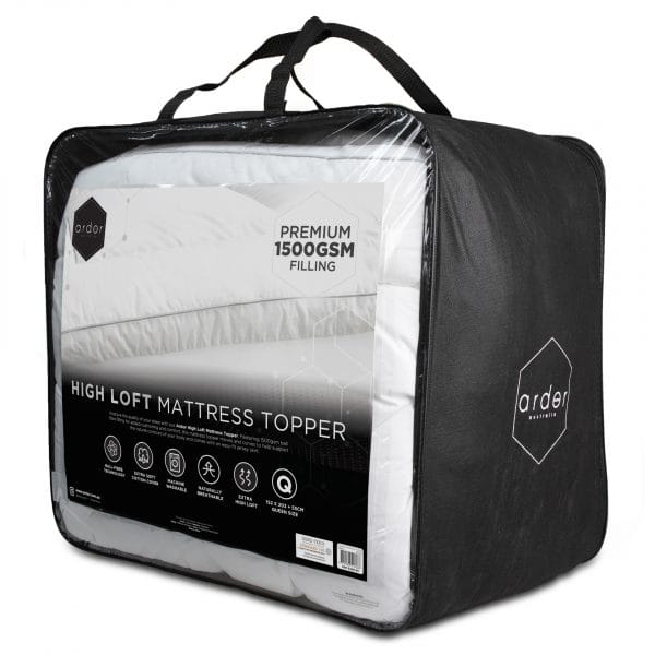 Ardor Bedding Mattress Topper ARDOR "1500GSM Ball fibre" MATTRESS TOPPER Vacuum Packed